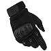 Valpeak Mens Military Tactical Gloves Hard Knuckle Gloves Motorcycle Shooting Airsoft Riding Working Women (Black, L)