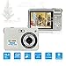 Suntak HD Mini Digital Camera for Kids, Teens & Beginners, Point and Shoot, 18MP & 720P Video, Silver