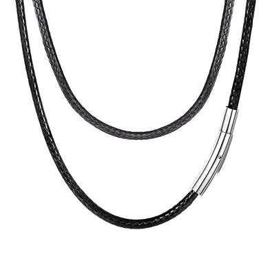 Amazon Focalook 70cm ネックレス メンズ 黒 人気 ロング チェーン