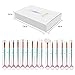 Apr.Fairy Mermaid Makeup Eye Brushes Set 15pcs 3D Fish Scale Brush Kit Eyeshadow Eyeliner Eyebrow Blending Pencil Beauty Tools