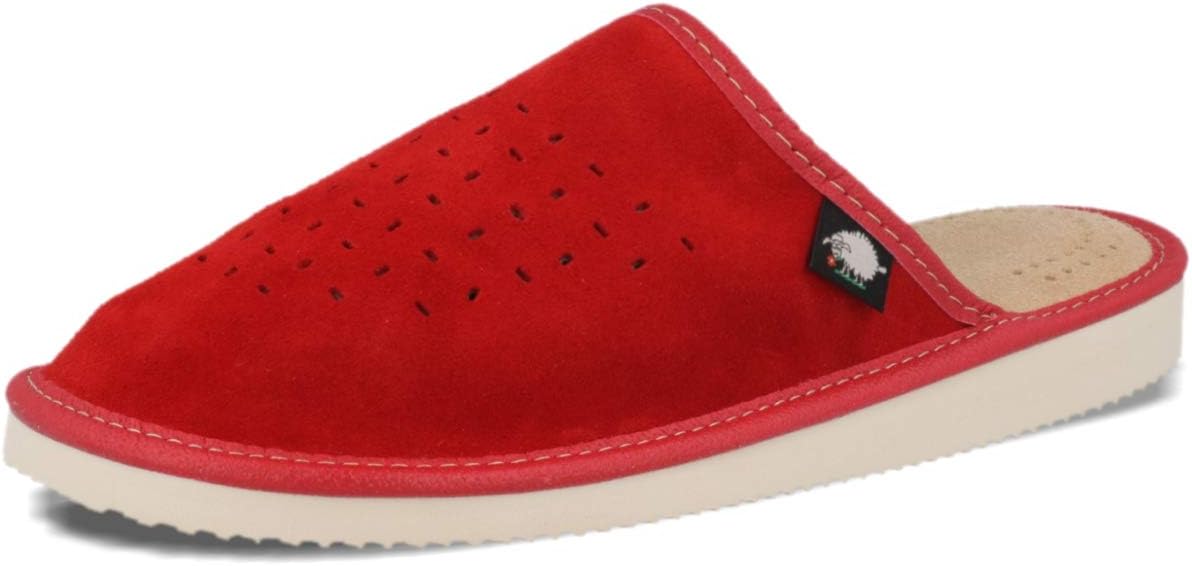 Womens Suede Slippers with Memory Foam Orthopeadic Insole, Size 4,5,6,7,8 UK