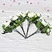 Calenzana 4 Pack Artificial Peony Flowers Silk Fake Flower Wedding Bouquet Bridesmaid Bridal Party Centerpieces Decoration