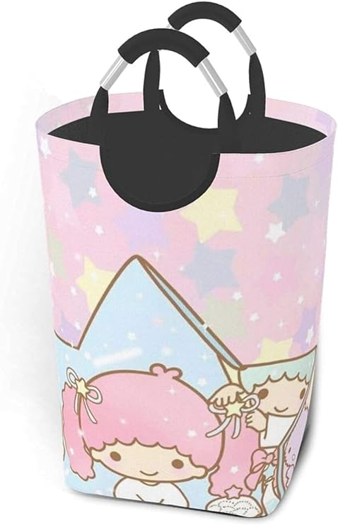 Amazon サンリオ 双子星 ランドリーバスケット 収納バッグ 折り畳み 洗濯物入れ 雑貨 おしゃれ かわいい 男女兼用 アニメキャラクター かご バスケット オンライン通販