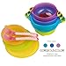 Stay Put Baby Feeding Bowls,3 Size Baby Bowl Set,Baby Utensils Bowls and Spoons,Bpa Free