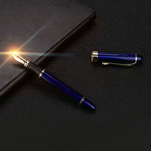 Glumes Fountain Pen Ink Storing, Fine Nib Writing Calligraphy Pen Scribe Tool Office Stationary School Supplies Creative Gift Pen for Kids, Toddlers, Child, Adults