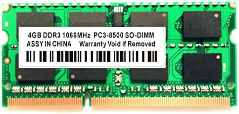 TOPARTS DDR3 4GB (1X4GB) 204PIN 1066MHz PC3-8500 SO-DIMM For imac/Mac mini/MacbookPro Memory Upgrade