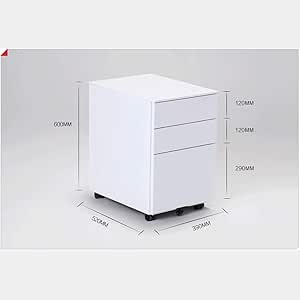 Archivos Verticales Archivo de diseño Moderno de 3 cajones de Metal