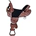 Manaal Enterprises Adult Western Trail Barrel Racing Premium Leather TREELESS Horse Saddle Tack Size 14″ to 18″ inch Seat Available (14.5 Inches Seat, 9)thumb 1