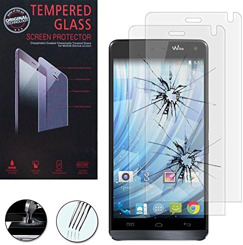Vcomp® High Quality Hardened tempered glass screen protector for Wiko Getaway