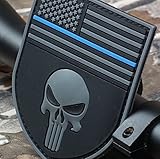 Multicam The Thin Blue Line Devgrusealteam Punisher American Flag Devgru Sealteam Tactical Velcro Patch by Maggie's Gift