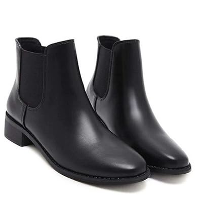 Amazon ラビヤ ショートブーツ レディース 革靴 サイドゴアブーツ