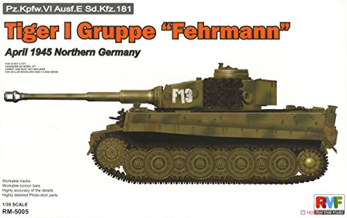 Rye Field Model 1:35 Tiger I Gruppe Fehrmann April 1945 North Germany #5005