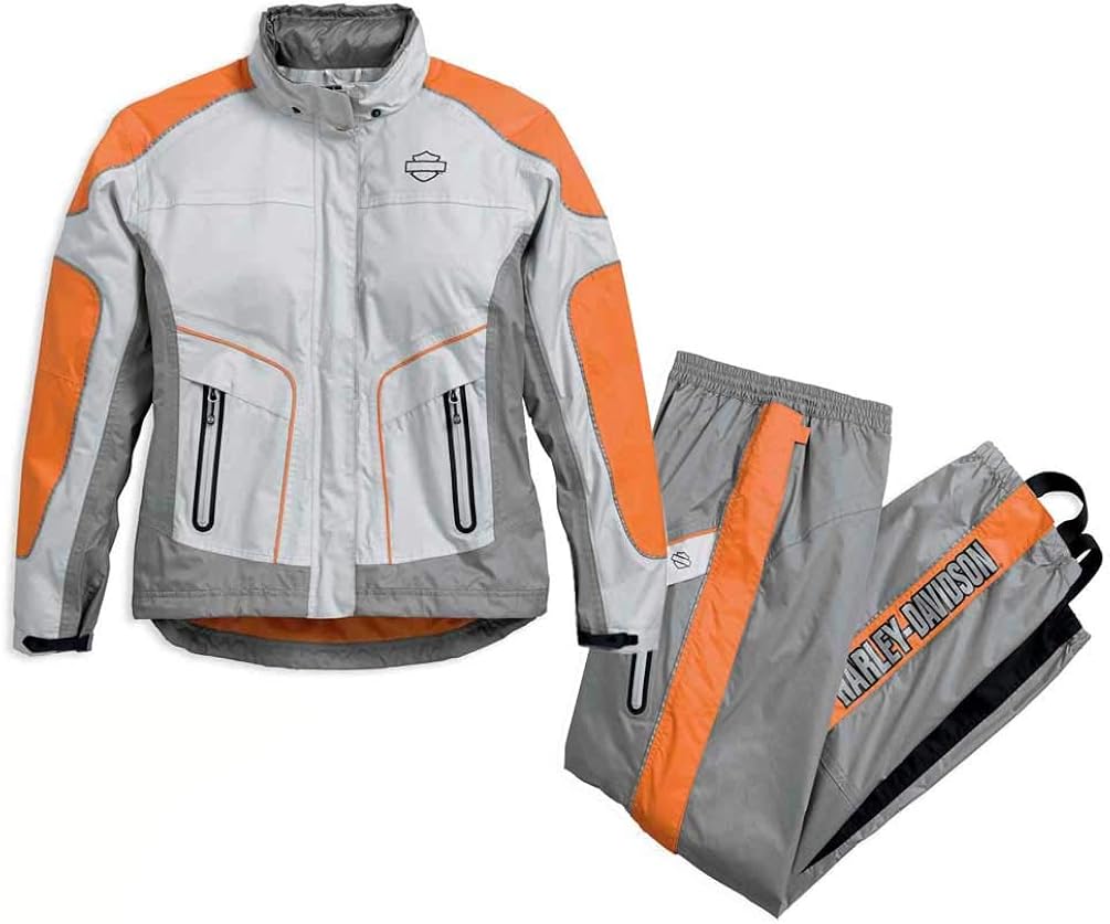 HarleyDavidson Womens Midpoint Colorblock Waterproof Rain