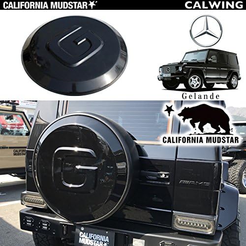 カリフォルニアマッドスター 在庫あり California Mudstar Gクラス W463 ゲレンデ インパクト抜群 オフロード 背面スペアタイヤカバー Gロゴ 未塗装