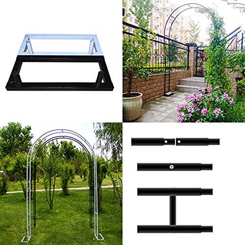 LZPQ Gartenbogen Gartenlaube, Rosenbogen, Rankhilfe, Für Outdoor Außenbereich, Garten, Rasen, Hinterhof, Wetterfest… – Bild 4