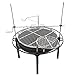 RiverGrille Cowboy 31 in. Charcoal Grill and Fire Pit with Rotisserie