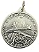 Religious Gifts Silver Toned Base Our Lady of Loreto Protect My Flight Medal, 1 Inch