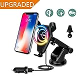 Fast Wireless Car Charger,Car Mount Gravity Linkage Air Vent Charging for Samsung Galaxy Note 8/5,S8 Plus,S7,S6 Edge+,IPhone 8/8 Plus, iPhone X Accessories Compatible All Qi-Enabled Devices By Zeekoo