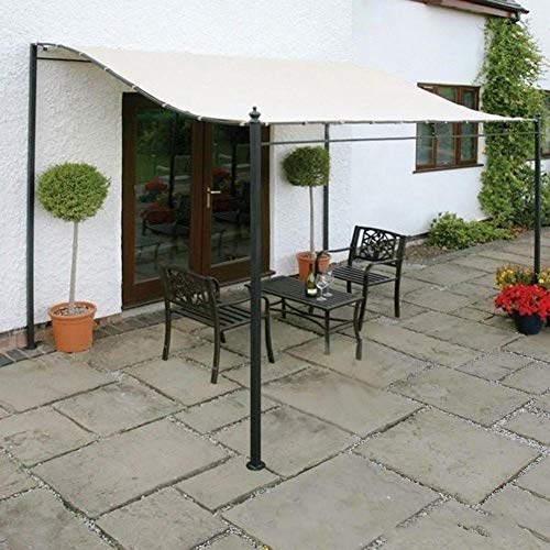 tingtin 2.6 x 3m Ersatzdach 300D Leinwand wasserdicht Ersatz Baldachin Top Cover Pavillon Sonnenschutz Dach Abdeckung… – Bild 5