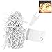 LEMONBEST Warm white 200 Led Light String Christmas Party Stage Wedding Fairy Lighting Show Rope lights 65.6ft 3000K