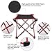 ANCHE Mini Portable Folding Chairs,Outdoor Ultralight Camping Stool,243lbs Capacity Outdoor Folding Chair for Backpacking,Hiking,BBQ,Picnic,Travel,Beach Chair with Carry Bagthumb 1