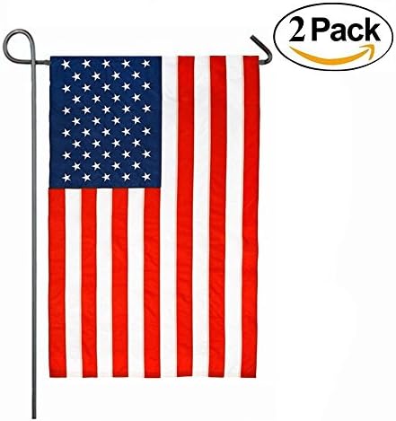 2 Pack American Flag, 12" X 18" US Flag, USA Garden Flag
