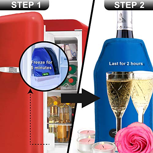 6 Cooler+Sleeve+Protector+Luxury+Champagne