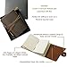 Handmade Leather Journal Notebook/Notepad - Antique Brown (7 x 5 Inch) Genuine Crazy Horse Leather with Gift Box - Vintage Look, Perfect for Journaling, Travel, Sketching for Men and Women