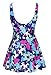 Wantdo Women's Big Size Holiday Celebrate Swimwear Beach Wear Dress Swimsuit, US 8-10/Tag 5XL  , BrilliantBlue