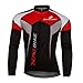ZEROBIKE Men's Long Sleeve Cycling Jersey Breathable Fast Dry Mesh Bicycle Clothing Bike Shirt Jacket Road Mountain Biking Clothes