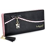 UTO Women Long Wallet PU Leather Clutch 5.5