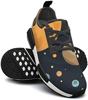 NAFG59Q Men's Athletic Running Shoes Fashion Sneakers Fitness Shoes Soft Sole Lightweight Breathable Planets Of The Solar Casual Walking Sneakers