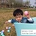 Ball Pit Balls for Kids, 200 pcs 2.15 Inches Small Size Thicken Soft Plastic Crush Proof Ball Pit Balls BPA Phthalate Free Baby Toddler Toy Ball with 3 Color White Blue and Green