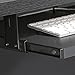 Sauder 401527 Via Keyboard Shelf , Soft Black Finish
