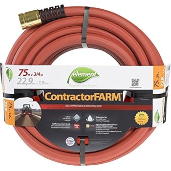 Swan Products ELCF34075 Element ContractorFARM Professional and Agricultural Water Hose 75' x 3/4