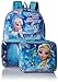 Disney Girls' Frozen Backpack with Lunch Window Pocket, Blue