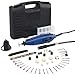 HoLife Rotary Tool Kit, 120PCS Rotary Accessory Kit with Variable Speed, Flexible Shaft, Multi-function for Craft, Wood Carving, Sanding