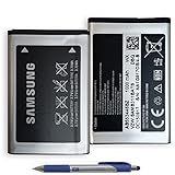 Original Official Samsung AB553446BZ Battery 1000mAh - Li-on 3.7Wh For Gusto 3 SM-B311V with MKK Exclusive Stylus Pen (Sealed Pack New)