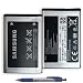 Original Official Samsung AB553446BZ Battery 1000mAh - Li-on 3.7Wh For Gusto 3 SM-B311V with MKK Exclusive Stylus Pen (Sealed Pack New)
