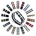 CIVO Watch Bands NATO Premium Ballistic Nylon Watch Strap Stainless Steel Buckle 18mm 20mm 22mm (Dark Grey/Ivory, 18mm)