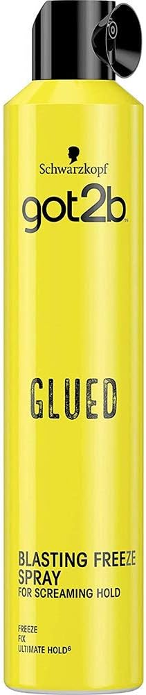 Schwarzkopf got2b Glued Blasting Freeze Spray, Strong Hold Hairspray for Up to 72 Hours, Vegan, Silicone Free, 500 ml - Pack of 6 - Image 3