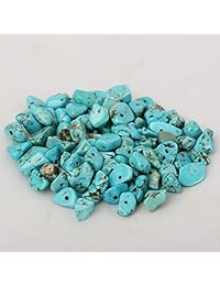 YACQ Pulsera elástica de gemas de 5 capas trenzadas con piedra natal celestial y chakra, hecha a mano, joyería para mujeres y adolescentes de 7.5 in