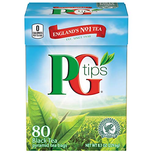 PG Tips Premium Black Tea, Pyramid Bags, 80 ct