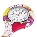 10pcs Floral Nurse Clip-on Fob Brooch Pocket Watch Lapel Watch for Women Girl (Pack #3)
