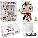 Funko Pop! Disney Queen Of Hearts and Hedgehog Croquet, Alice In Wonderland, Hot Topic Exclusive, Concierge Collectors Bundle Vinyl Figure