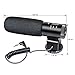 Camera Microphone, Besteker Camcorder Mic Professional Stereo 3.5mm Recording Interview Microphone for DSLR Camera DV Recorder Camcorder