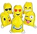 WGS Emoji Drawstring Backpack Bags, 6 Piece