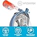 Seaview 180° GoPro Compatible Snorkel Mask- Panoramic Full Face Design. See More With Larger Viewing Area Than Traditional Masks. Prevents Gag Reflex with Tubeless Design (Manta Ray, S/M)