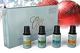 Holiday Spirit and Joy Collection By Ovvio | Save 46% Off Our Most Popular Blends | Frankincense Blend | Christmas Tree Pure Memories Blend | Peppermint | Sweet Orange | 4 Full Size 15ml Bottles