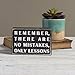Primitives by Kathy 17399 Classic Box Sign, 6 x 4-Inches, No Mistakes
